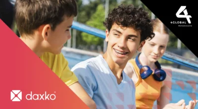 Teens talk with each other in a good mood